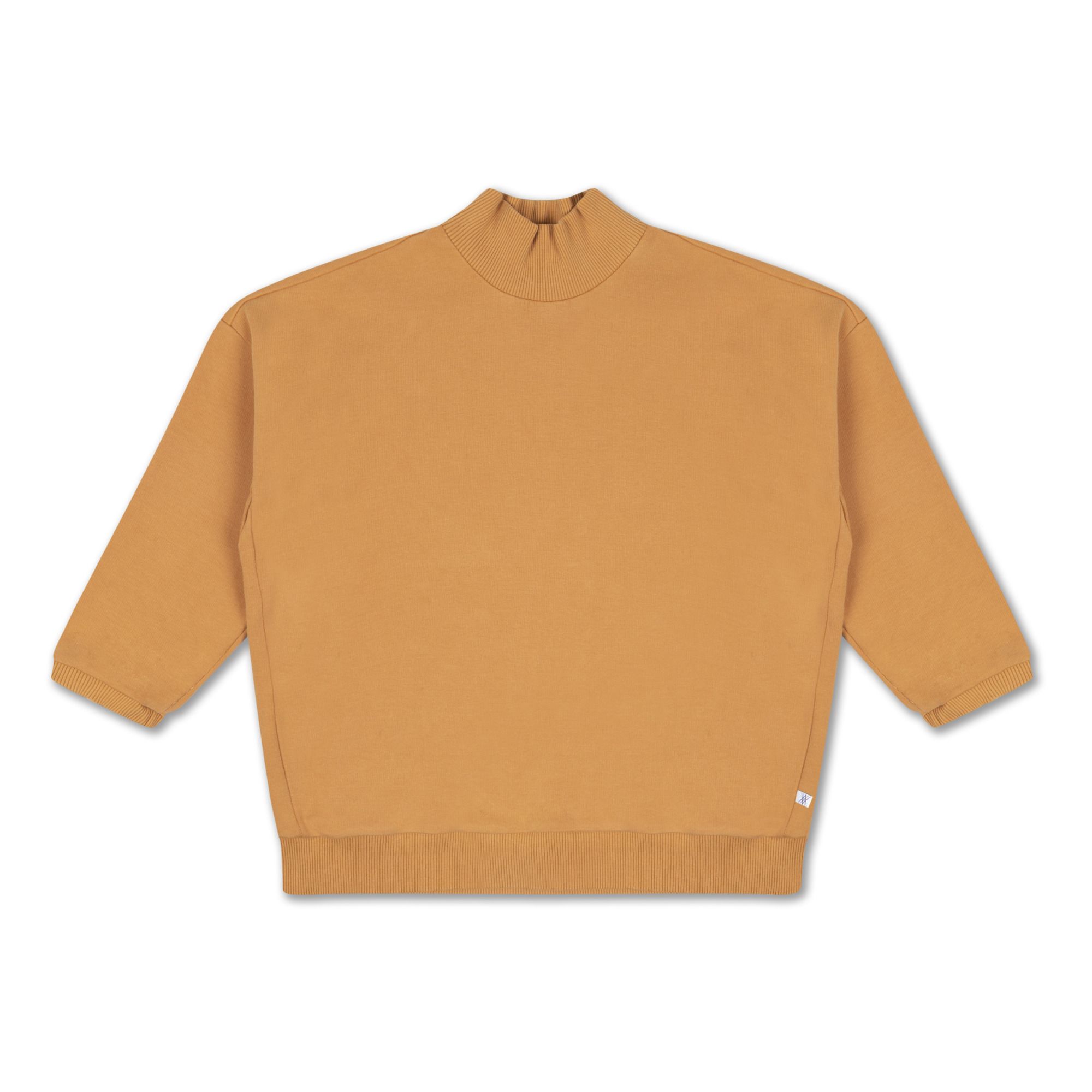 Repose AMS - Sweat Col Cheminée - Fille - Curry