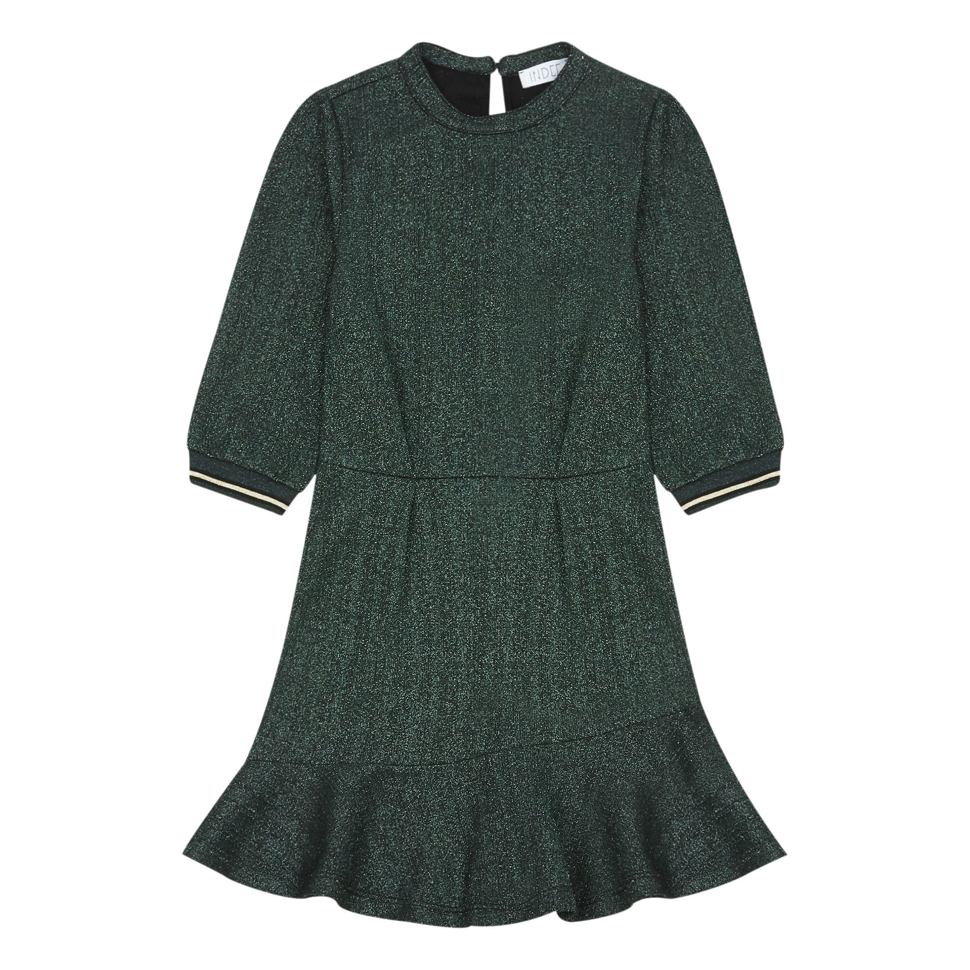 Indee - Robe Lurex Issor - Fille - Vert sapin