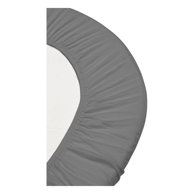 Spannbetttücher aus Bio-Baumwolle - 2er-Set | Grau