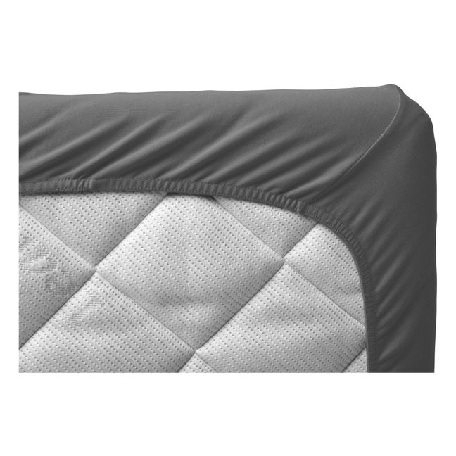 Spannbetttücher aus Bio-Baumwolle - 2er-Set | Grau