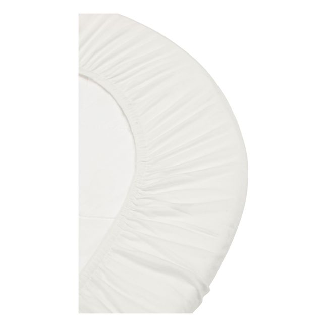 Spannbetttücher aus Bio-Baumwolle - 2er-Set Weiß