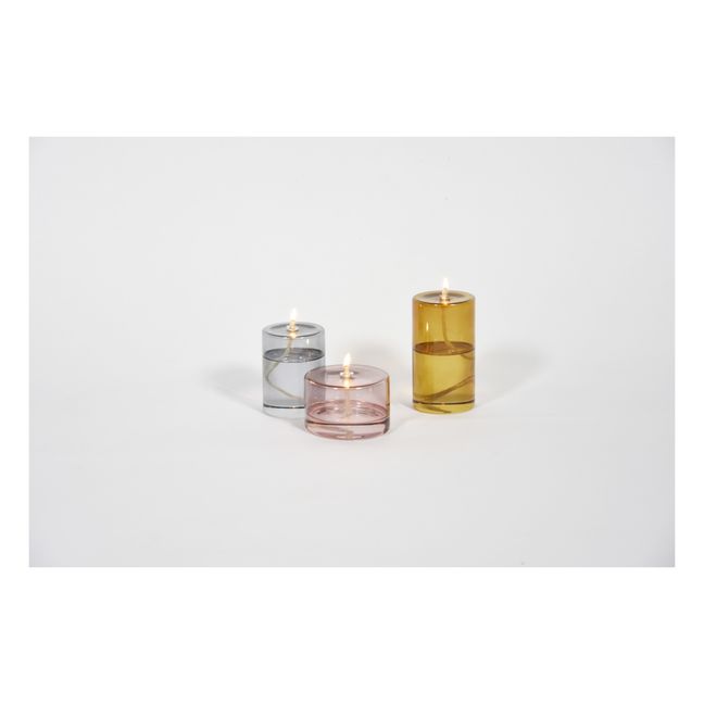 Glass Oil Lamp | Pink