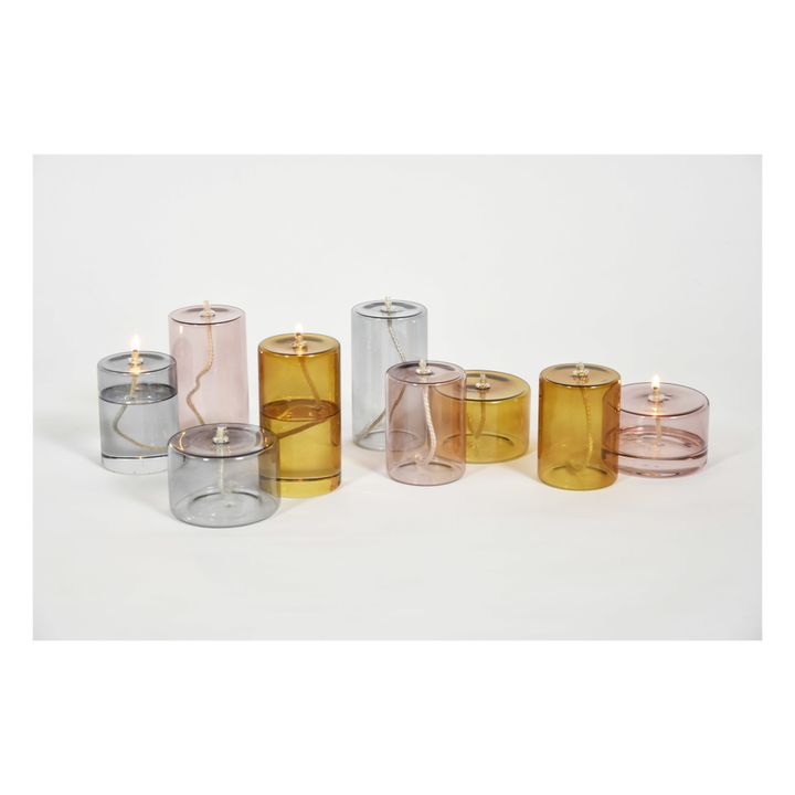 Glass Oil Lamp | Pink- Product image n°1