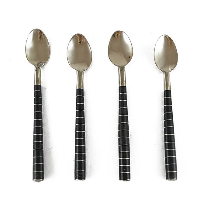 Small Spoons - Set of 4 Black