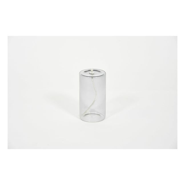 Glass Oil Lamp | Grey