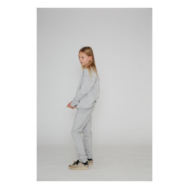 Jogginghose Recycelte Baumwolle Parker | Grau Meliert