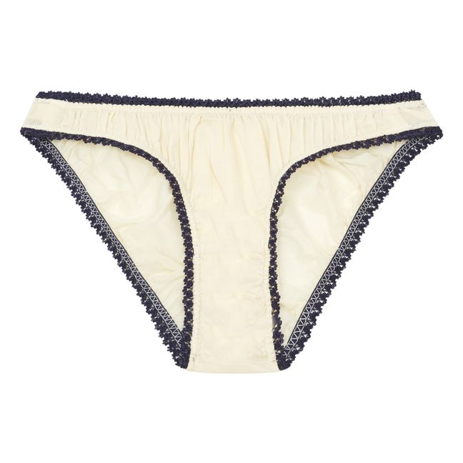 Slip Croquet in cotone bio | Crema