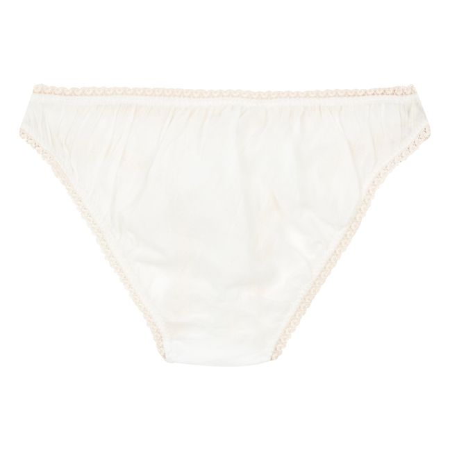 Braguita Croquet de algodón orgánico | Blanco
