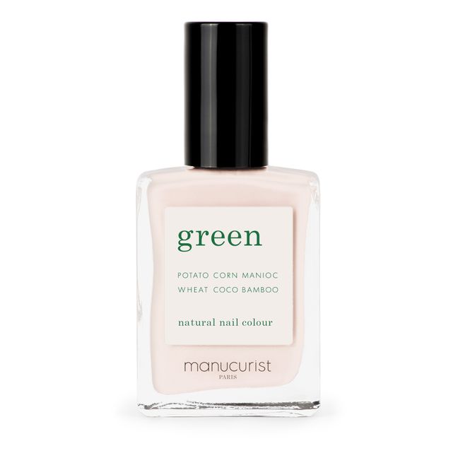 Green Nail Polish - 15ml | Pastel pink