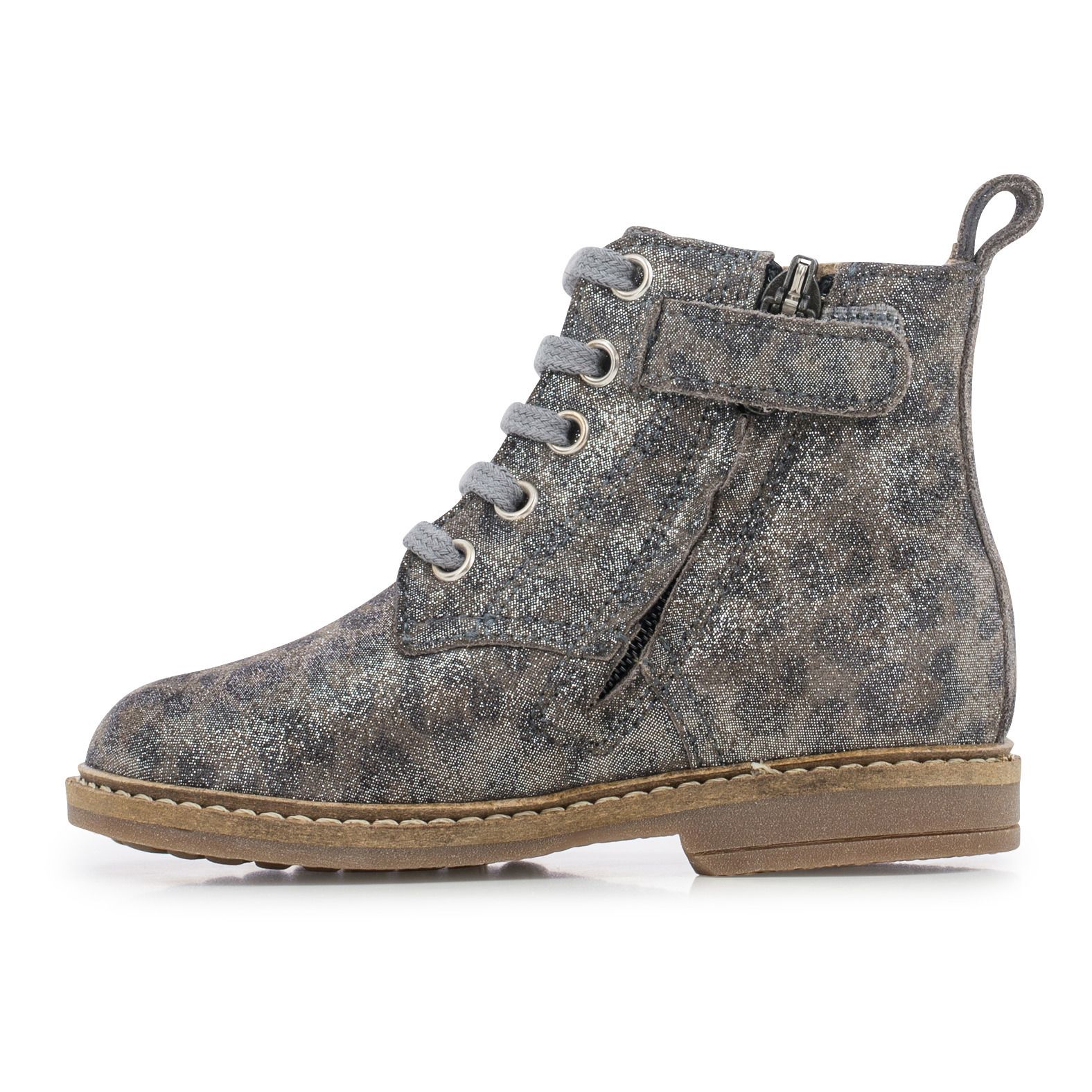 Botines Retro Hi Jod Plateado Pom d'Api Calzado Infantil