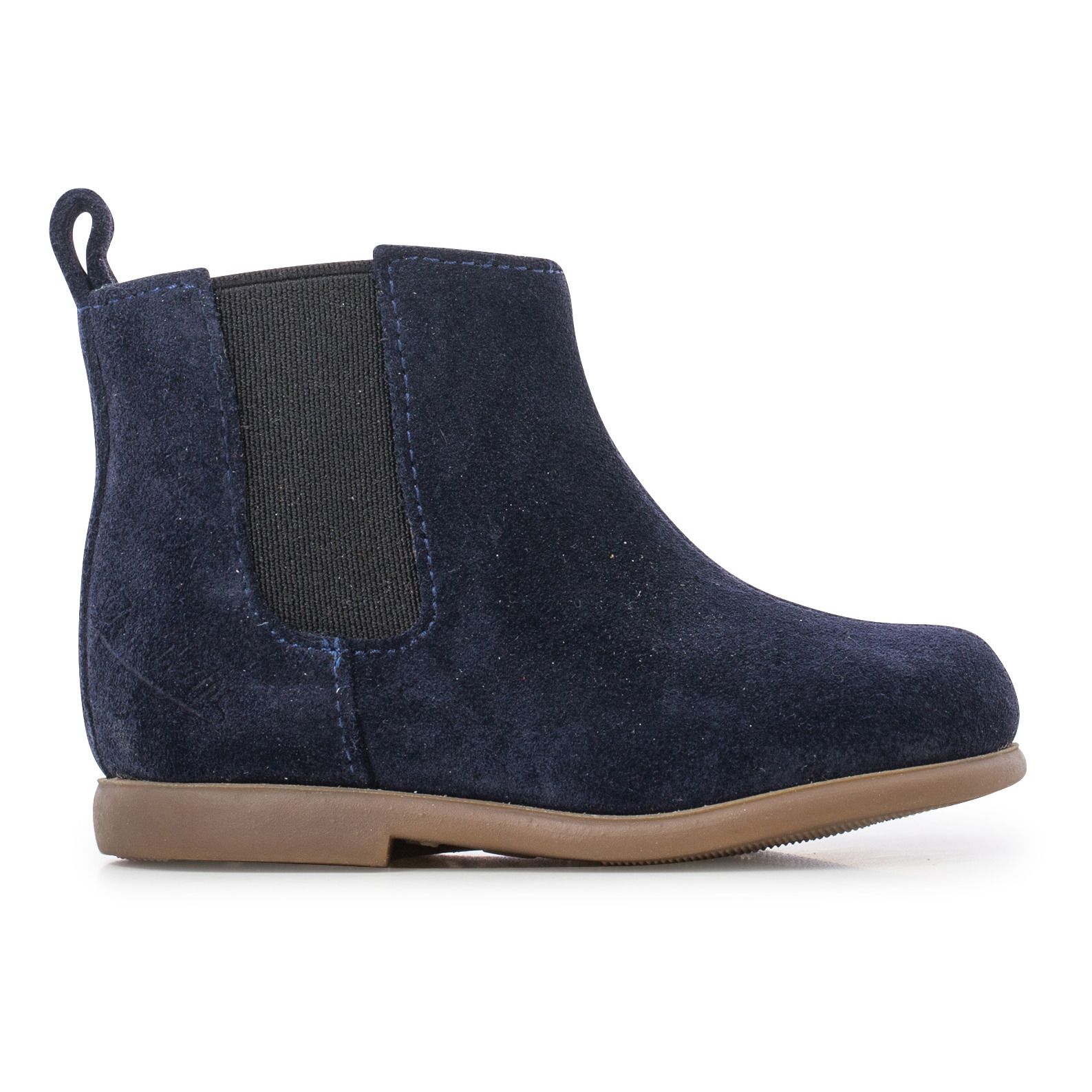 Pom d'Api - Chelsea Boots Nioupi Zip Elast - Fille - Bleu marine