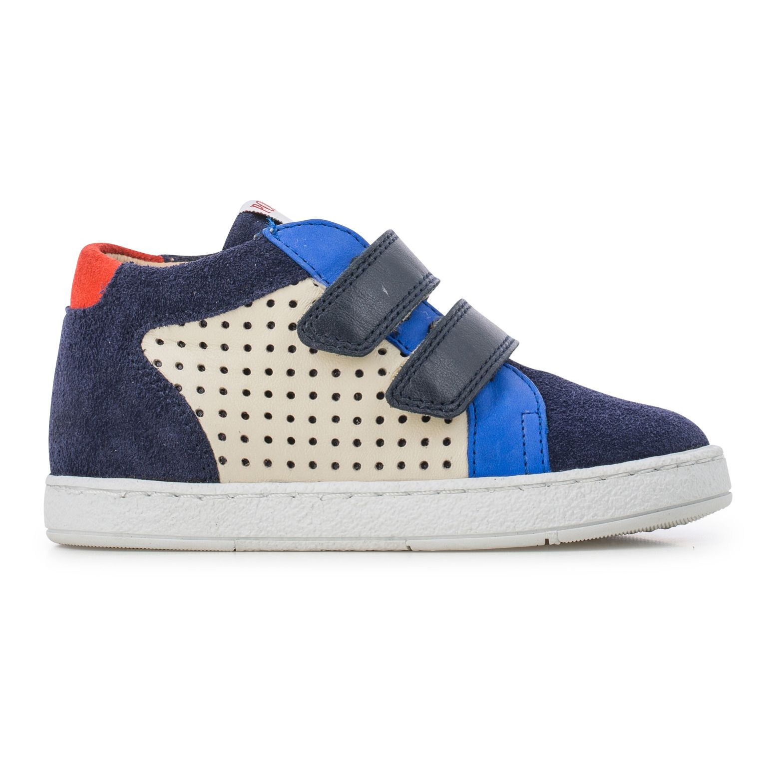 Pom d'Api - Baskets Mousse Dop - Garçon - Bleu marine