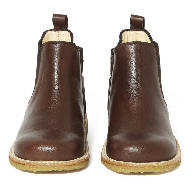 Botas Chelsea con cremallera | Marrón