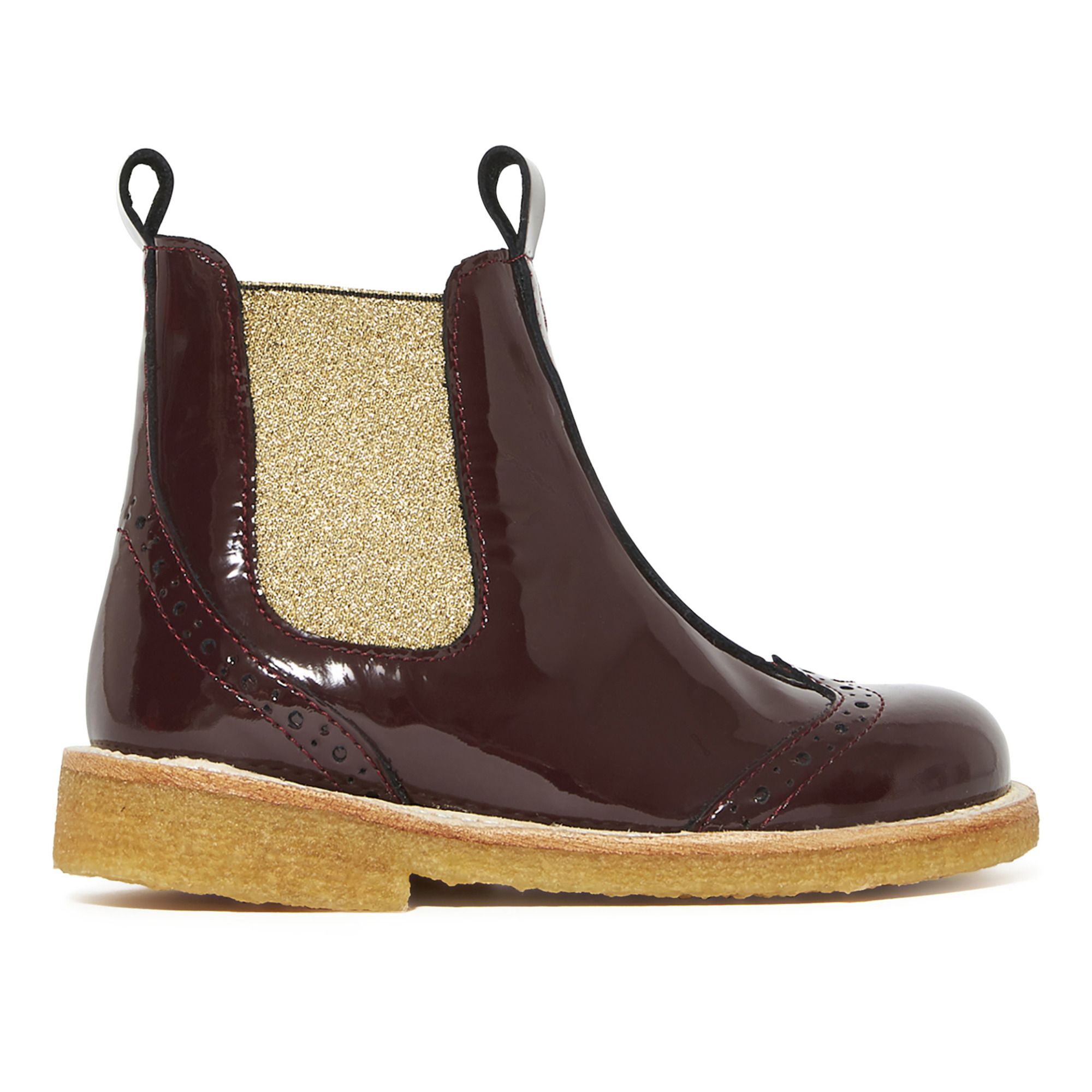 Botas de charol Burdeos Angulus Calzado Infantil