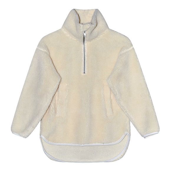 cream fleece jumper