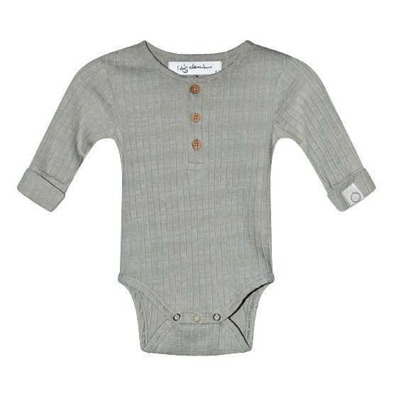 I Dig Denim - Combinaison Bowie Boutons Pressions Coton Bio - Fille - Vert