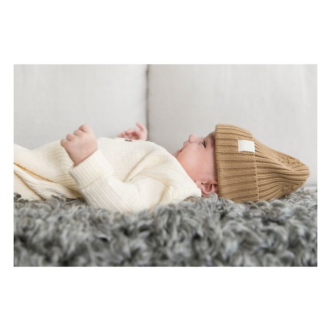 Tuta Bowie in cotone bio | Ecru
