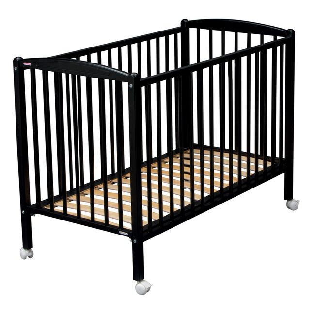 Arthur Baby Bed 70x140cm - Lacquered Black