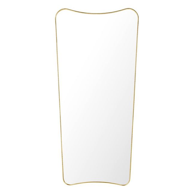 Gio Ponti FA33 Wall Mirror - 70x146 cm Gold