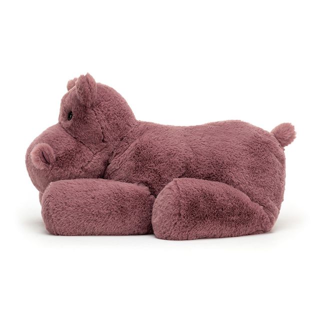 Stuffed Hippo Toy | Pink