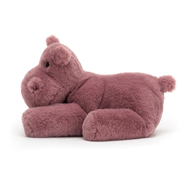 Stuffed Hippo Toy Pink