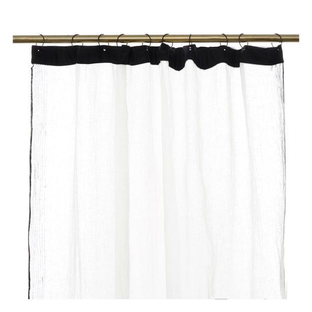 Lazzo Linen Curtains White Harmony, White Linen Curtains