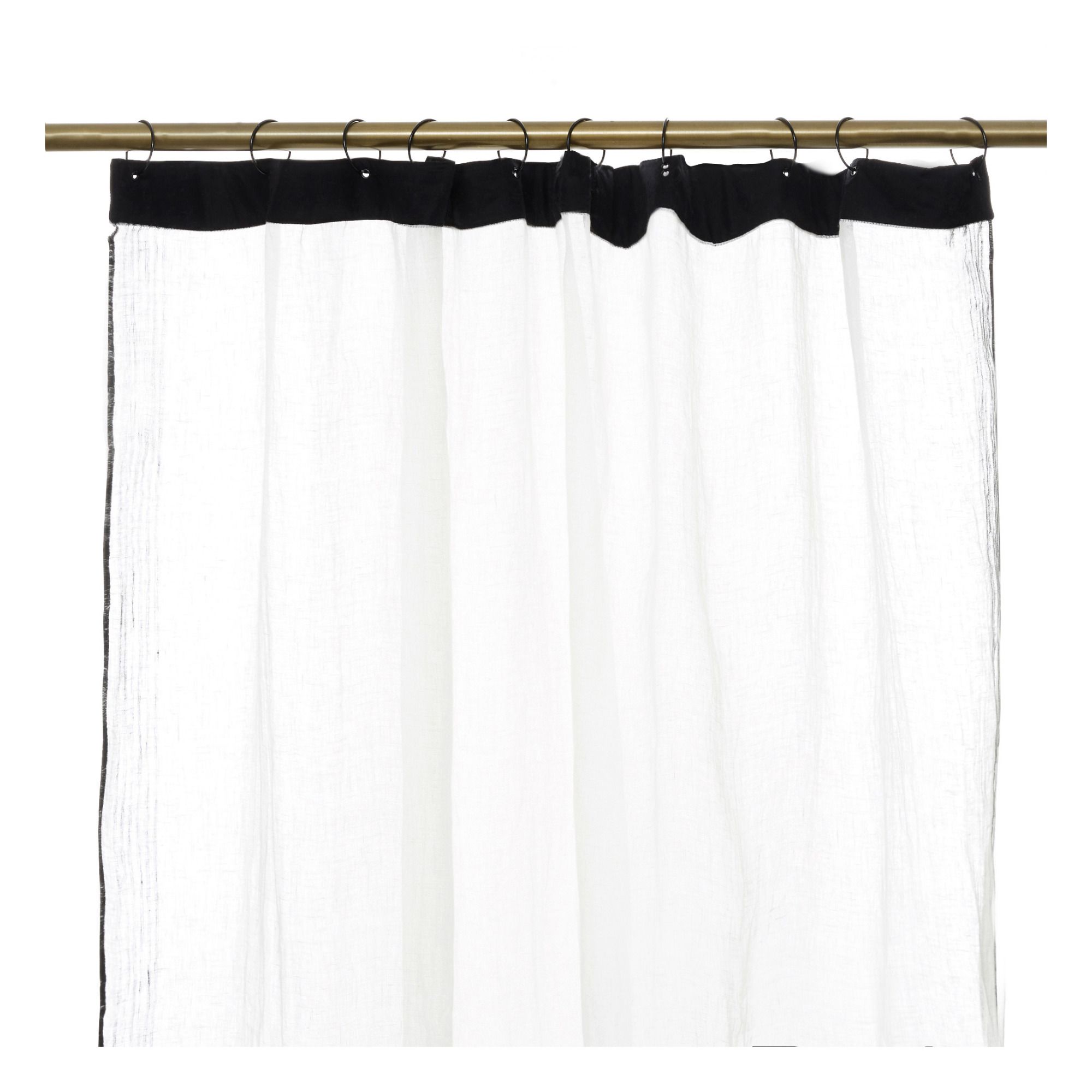 Lazzo Linen Curtains White- Product image n°0