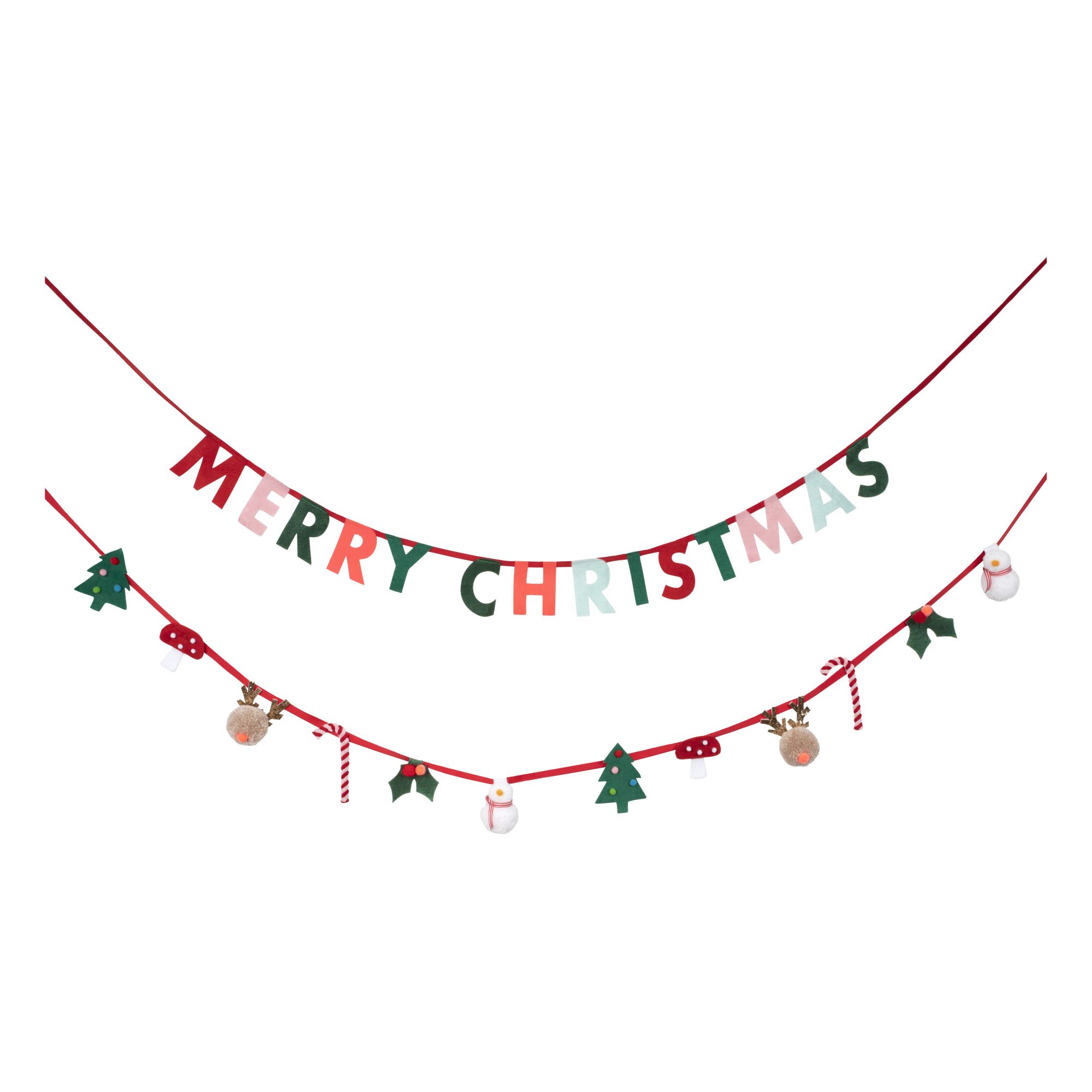Meri Meri - Guirlande Noël décorative - Multicolore