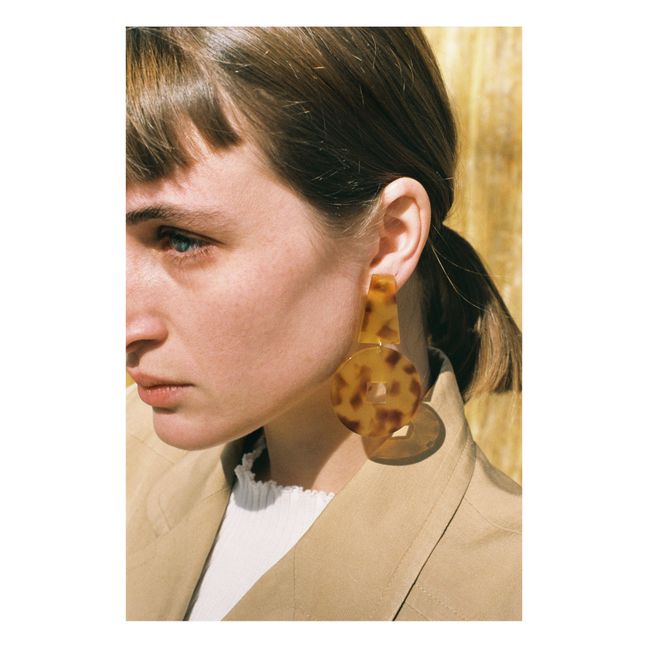 Derviche Earrings  | Beige