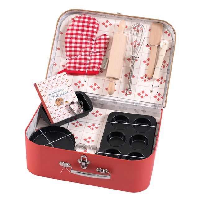 Kit de pastelería - Set de 11 accesorios Rojo