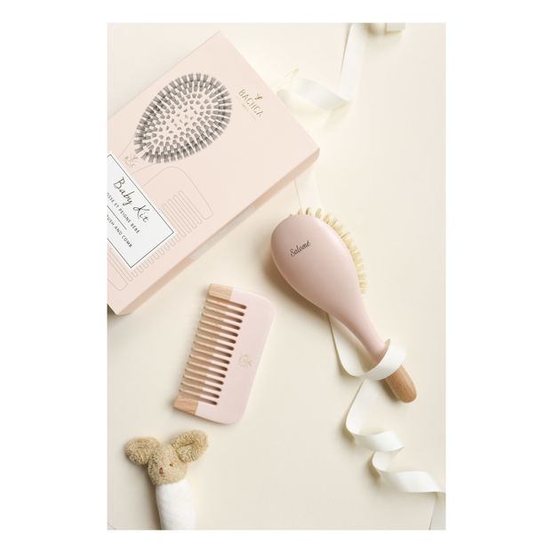 Coffret Cheveux Bebe Rose Bachca Design Bebe