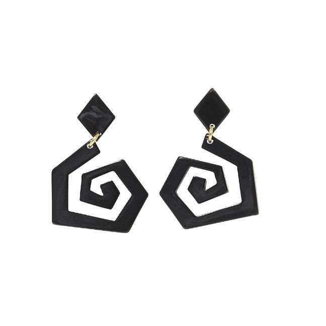 Octave Earrings  | Black