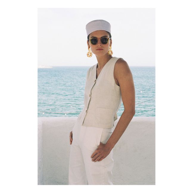 Ohrringe Derwisch | Beige