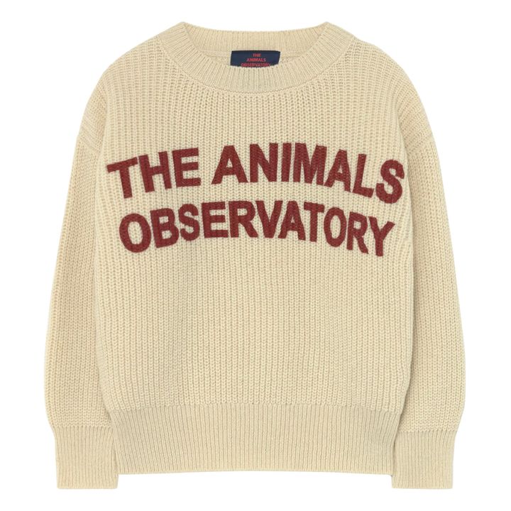 The Animals Observatory - TAO Wool Sweater - Ecru | Smallable