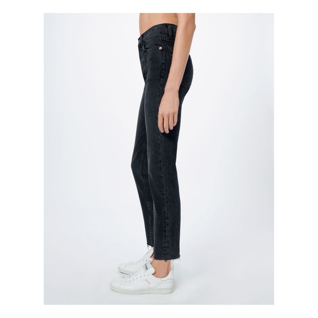 Stove Pipe High-waisted Jeans Chilled Indigo