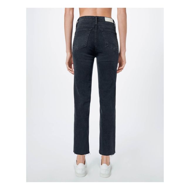 Jeans High Rise Stove Pipe | Chilled Indigo