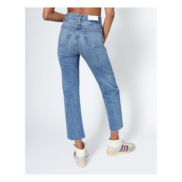 Stove Pipe High-waisted Jeans | Medium Vain- Product image n°5