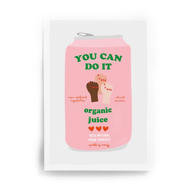 You Can A5 Poster | Pink
