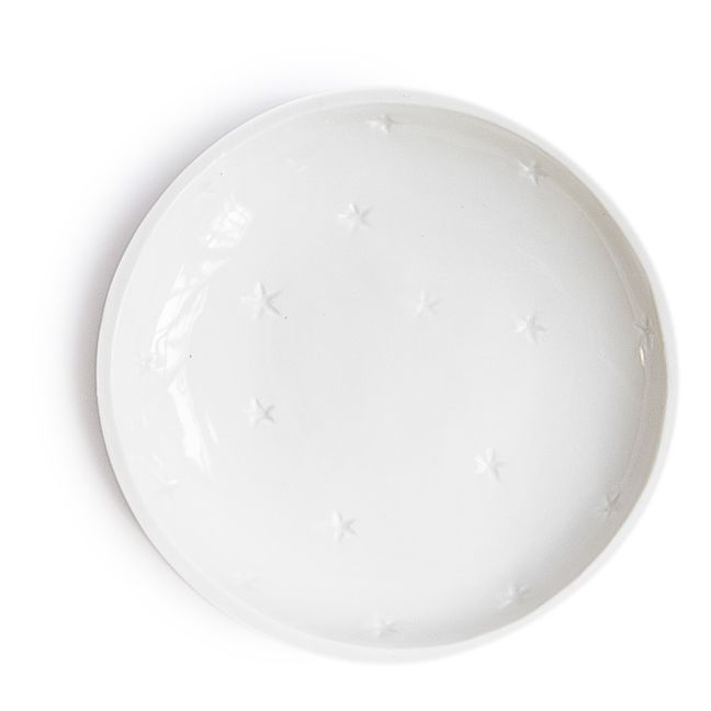 Coupelle Nuit Etoilée en porcelaine Blanc