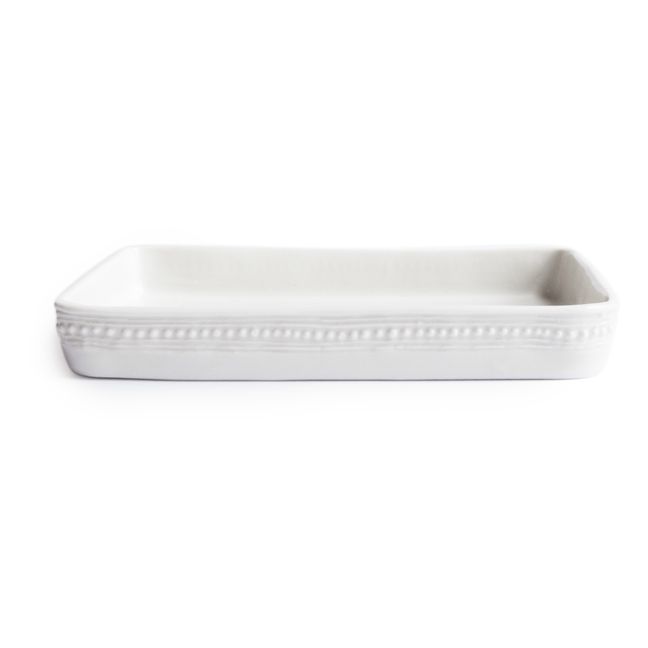 Piatto Louis XVI in porcellana | Bianco