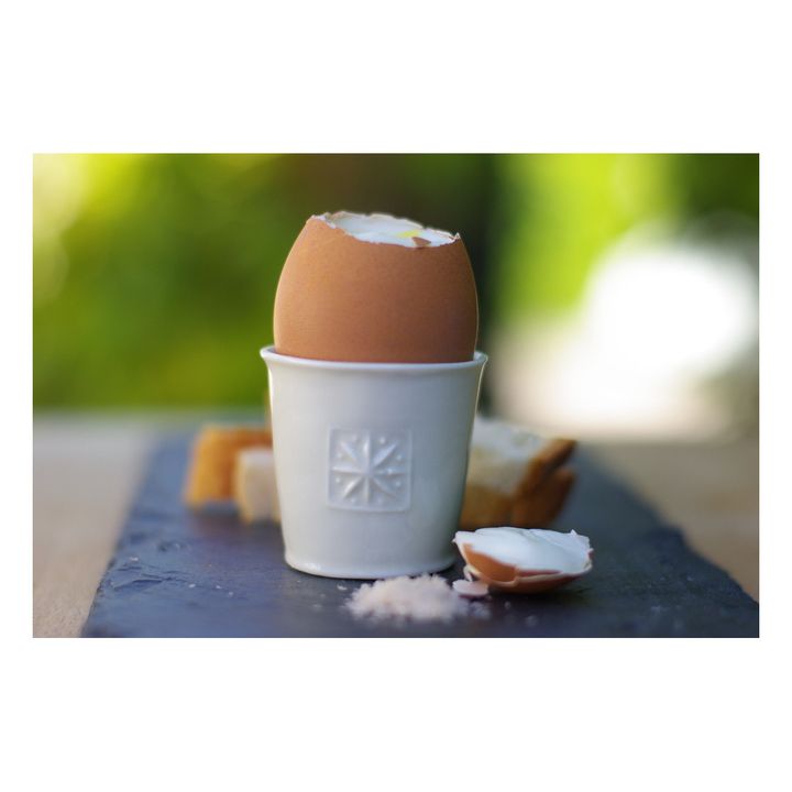 Star Porcelain Egg Cup | White- Product image n°1