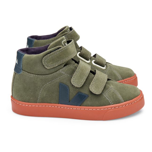 Baskets Scratchs Suede Esplar Mid | Vert
