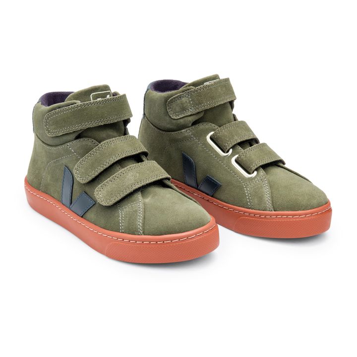 Zapatillas Esplar Mid de ante con velcros | Verde- Imagen del producto n°1