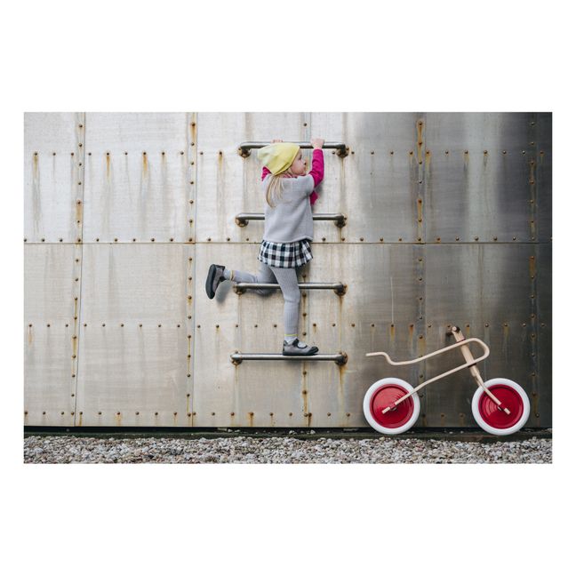 Balance Bike in legno Rosso