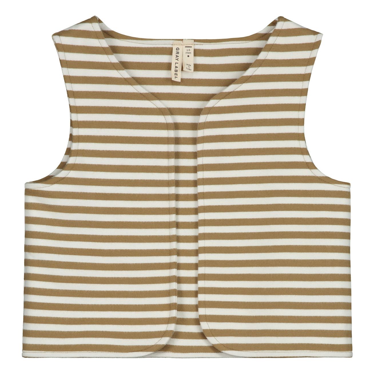 Gray Label - Gilet Coton Bio - Fille - Brun