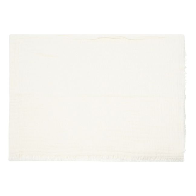 Manta de de algodón Vanly | Marfil