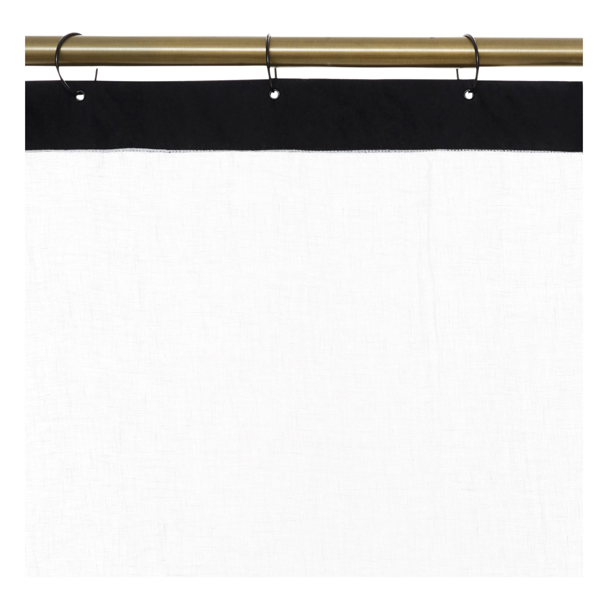 Lazzo Linen Curtains White- Product image n°1