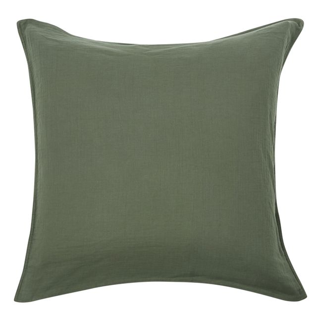 Dili Cotton Voile Pillowcase | Khaki