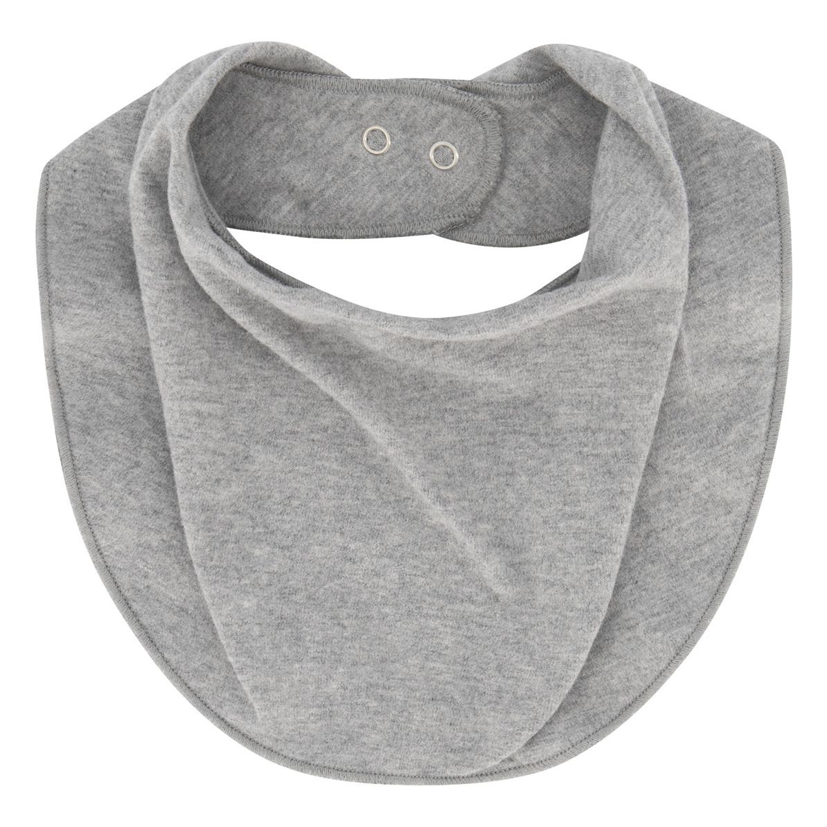 Gray Label - Bavoir Coton Bio - Gris