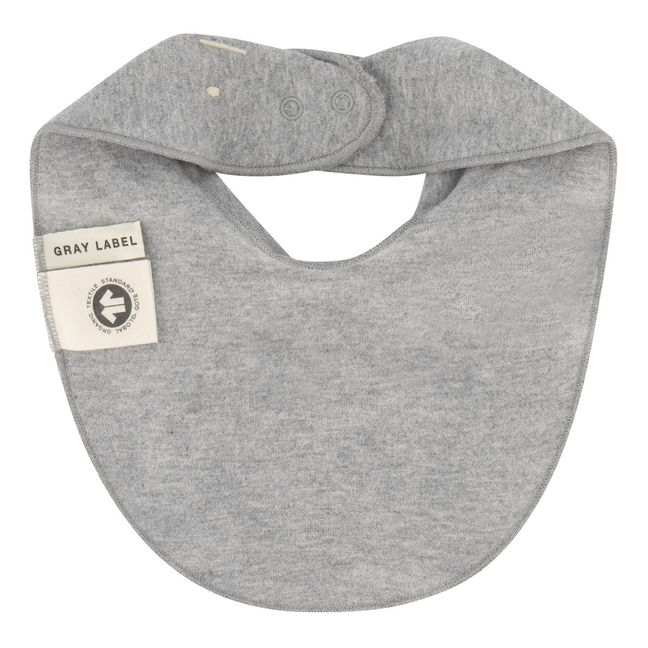 Bavaglino in cotone bio | Grigio